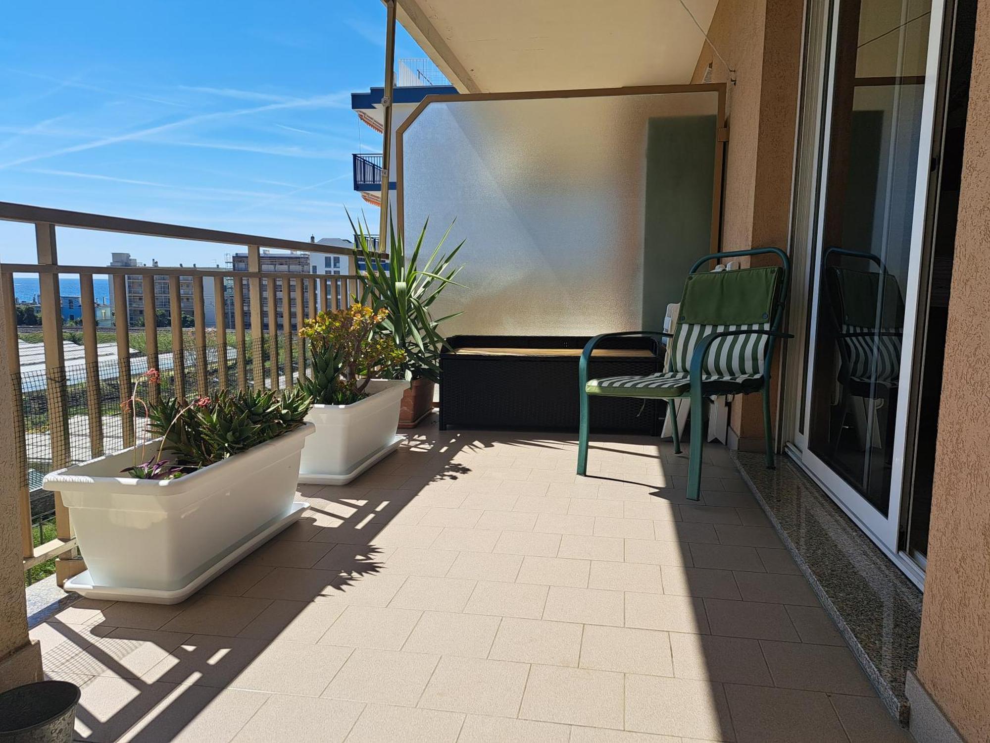 Appartamento - Terrazzo Vivibile Vista Mare, Wi-Fi Gratuito Vallecrosia Eksteriør billede